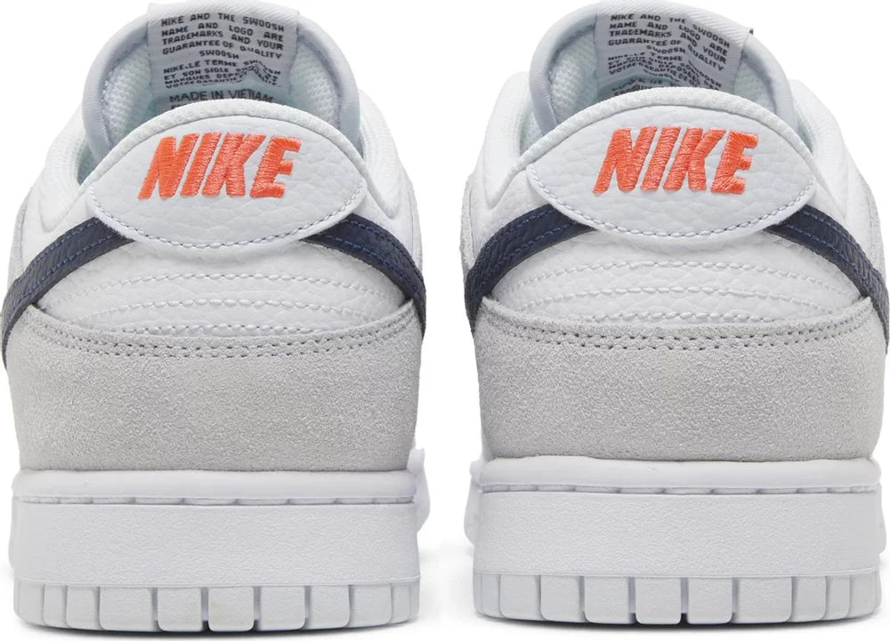 Nike Dunk Low White Grey Navy Aqua Mini Swoosh