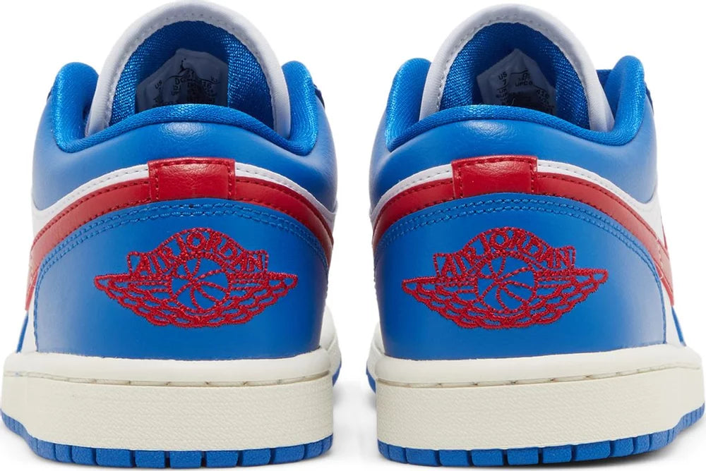 Air Jordan 1 Low Sport Blue Gym Red W