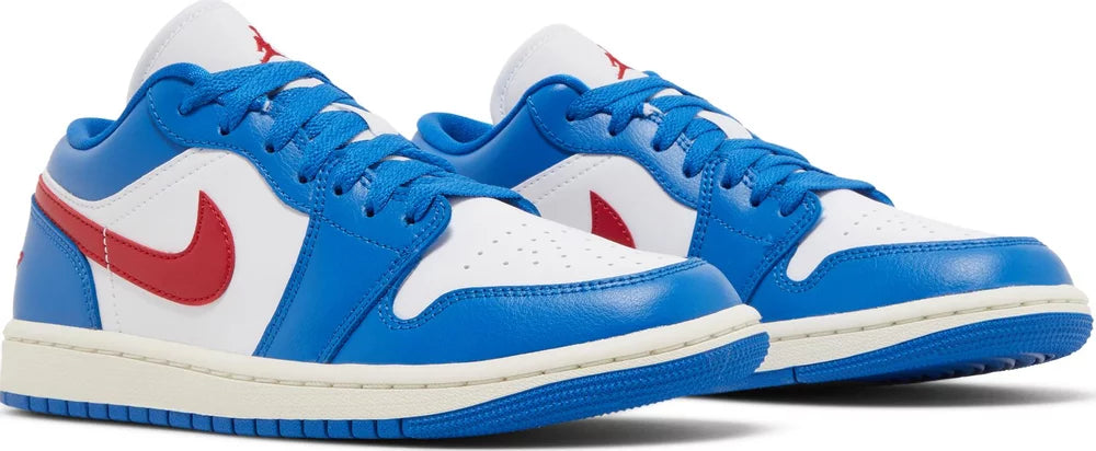 Air Jordan 1 Low Sport Blue Gym Red W