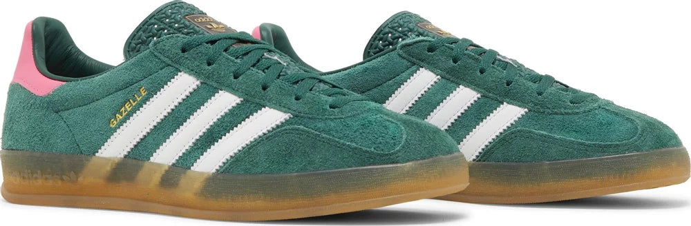 adidas Gazelle Indoor Collegiate Green Lucid Pink W