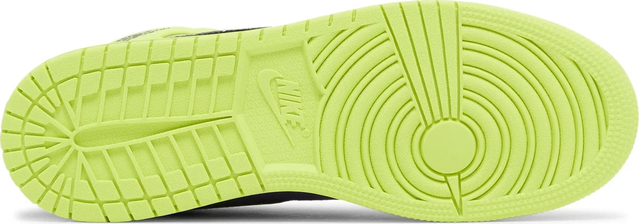 Air Jordan 1 Mid SE GS 'Volt Vivid Orange'