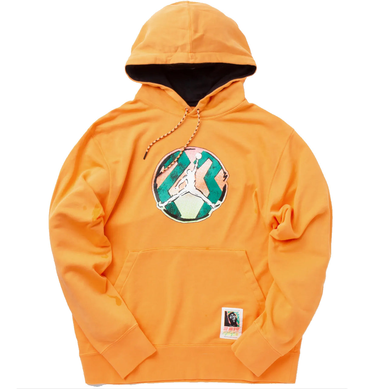 Air Jordan Sport DNA Washed Pullover Hoodie Orange