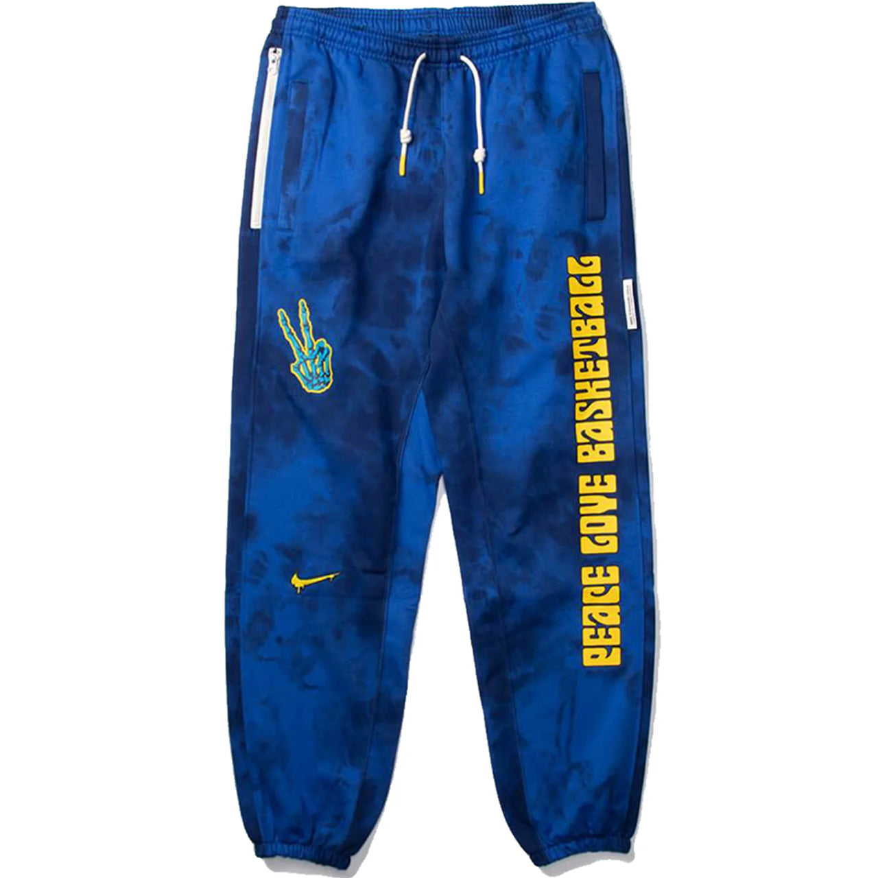 Nike Hardwood Peace Love Basketball Sweatpants Blue