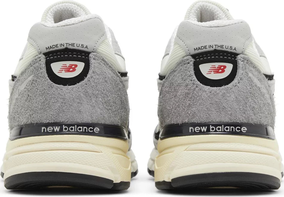 New Balance 990v4 MiUSA Teddy Santis Grey Black Cream