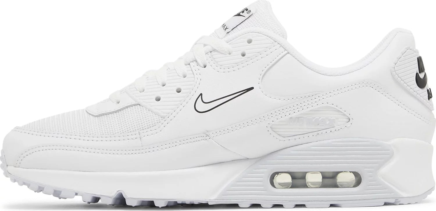 Nike Air Max 90 'Multi Swoosh - White Bright Crimson'