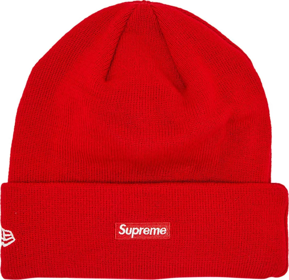 Supreme x New Era S Logo Beanie 'Red'