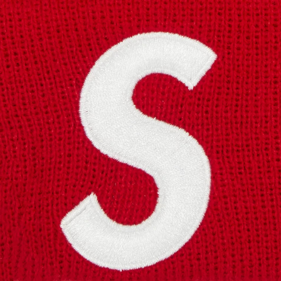 Supreme x New Era S Logo Beanie 'Red'