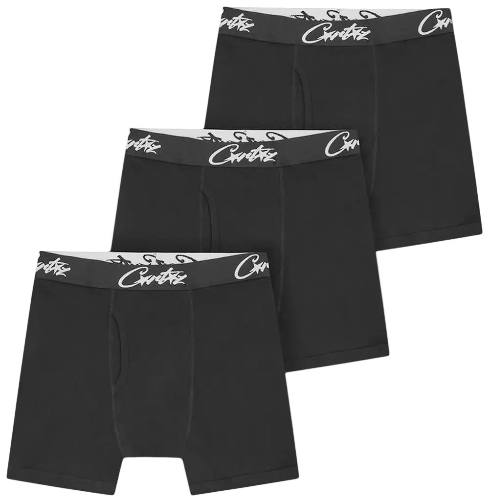 Corteiz Allstarz Boxers Black (3 Pack)