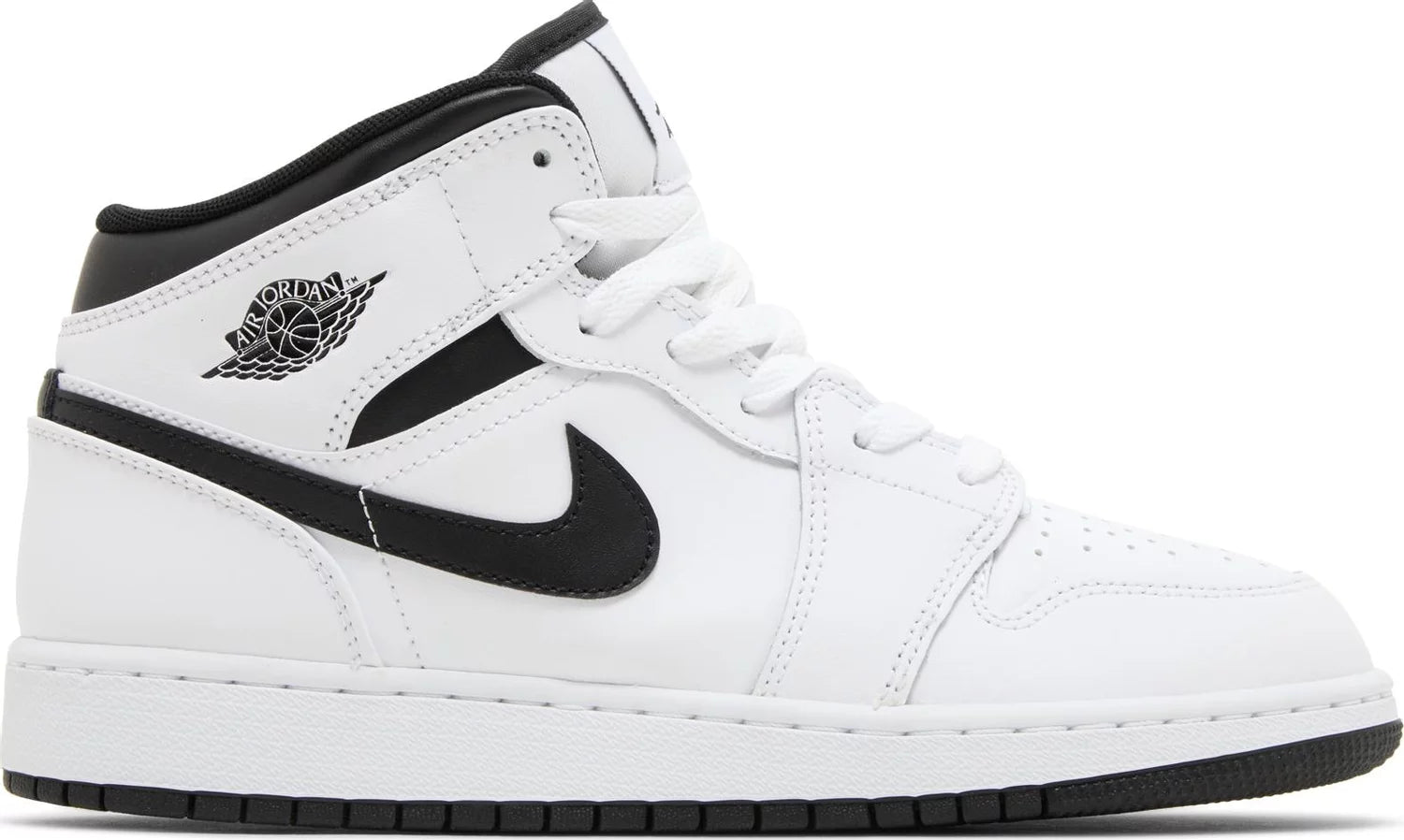 Air Jordan 1 Mid GS 'White Black'