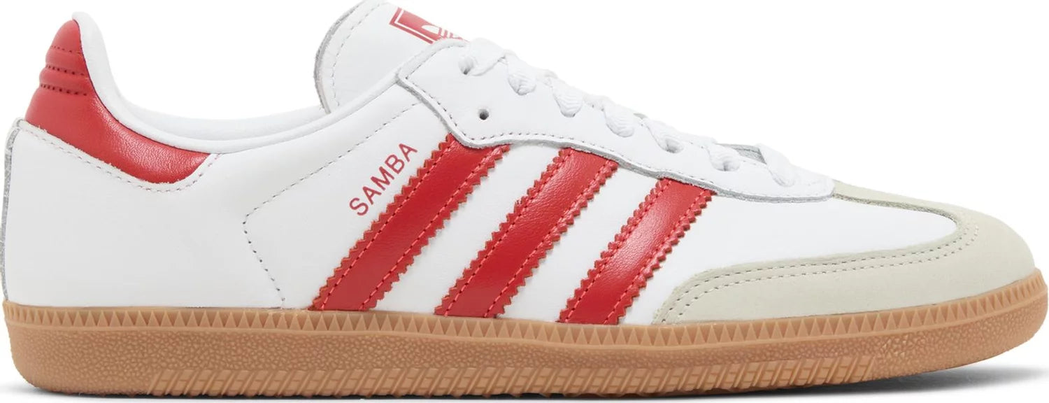 Adidas Wmns Samba OG 'White Solar Red Gum'