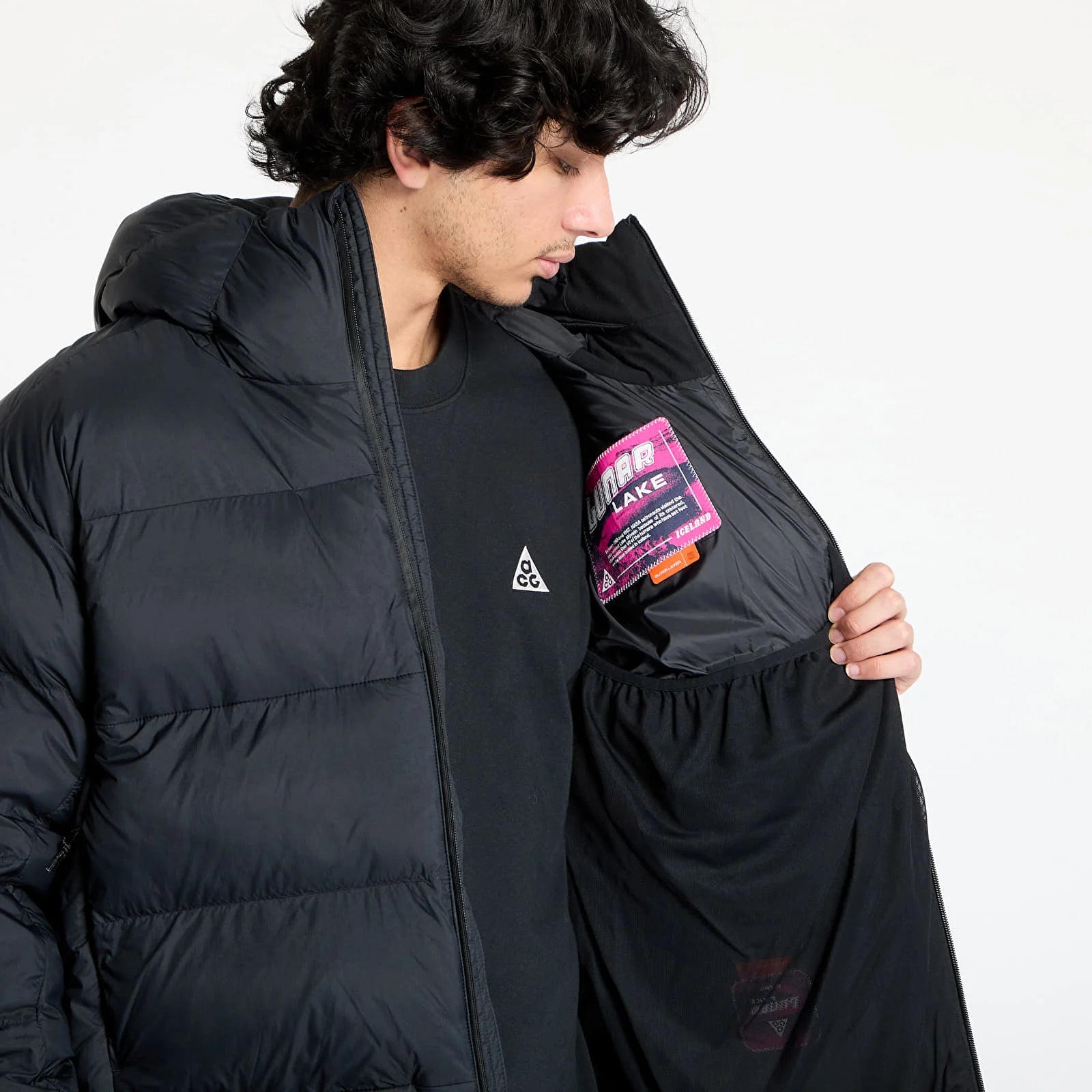 Nike ACG Lunar Lake PrimaLoft Therma-FIT ADV Hooded Puffer Jacket Black