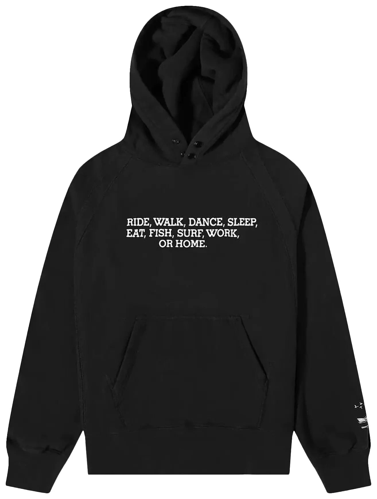 Engineered Garments Ride Raglan Hoodie Black