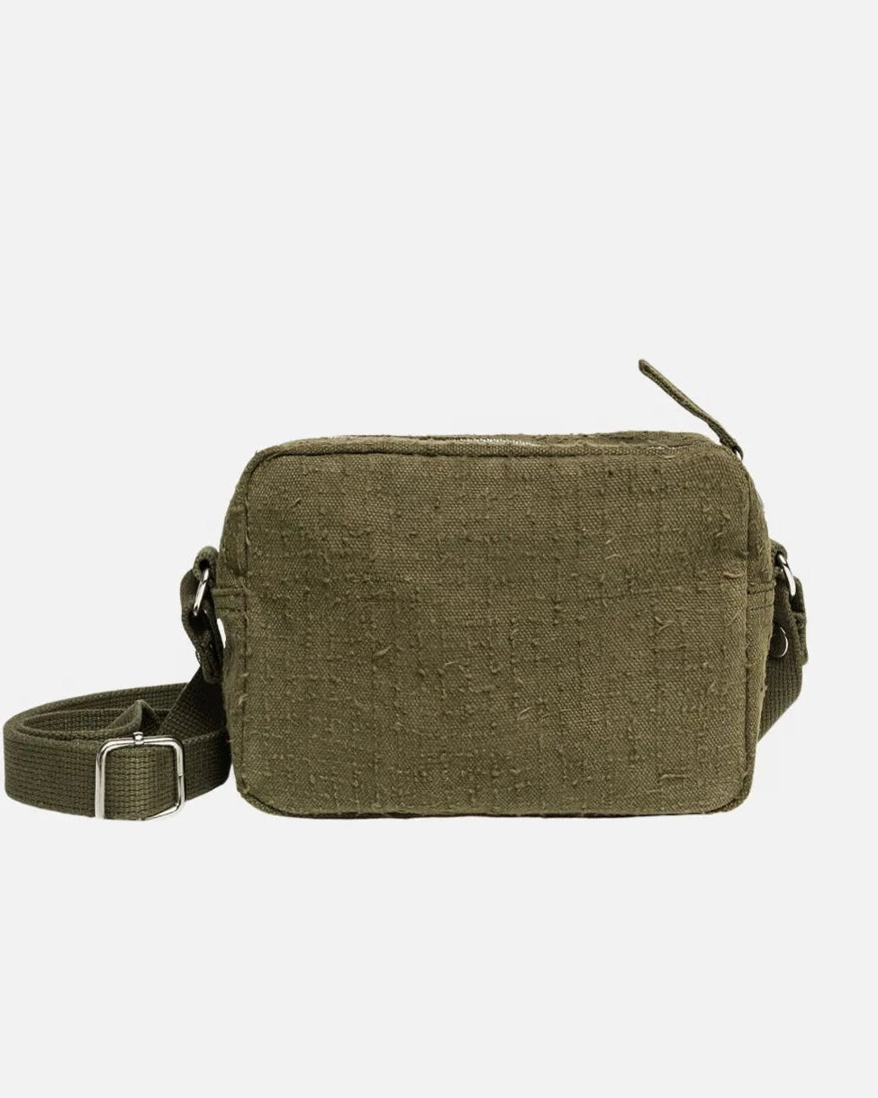 Stussy Needle Punch Side Pouch Olive