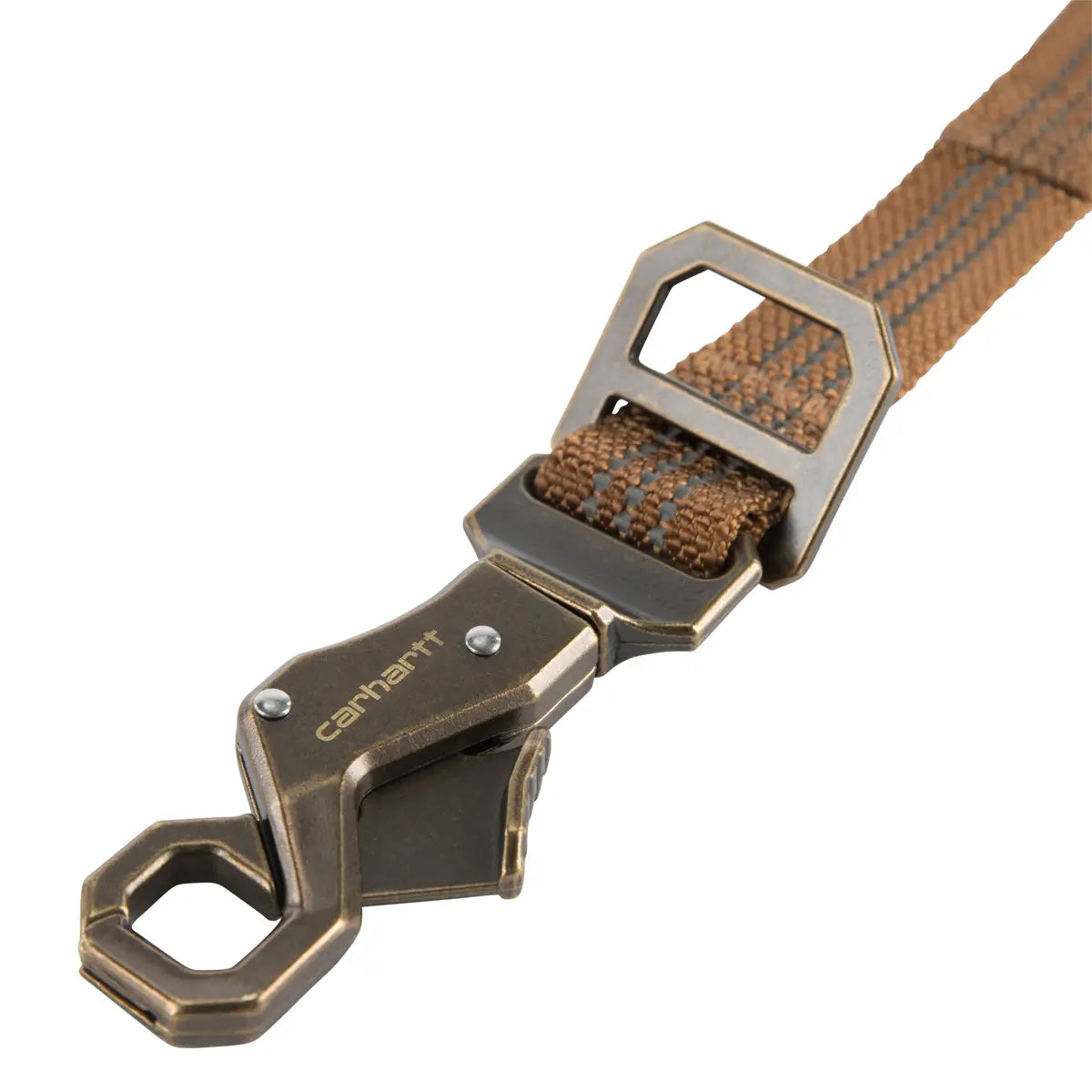 Carhartt Pet Durable Nylon Webbing Shock Absorbing Leash Brown