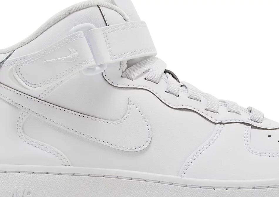 Nike Air Force 1 Mid EasyOn SE GS 'Triple White'