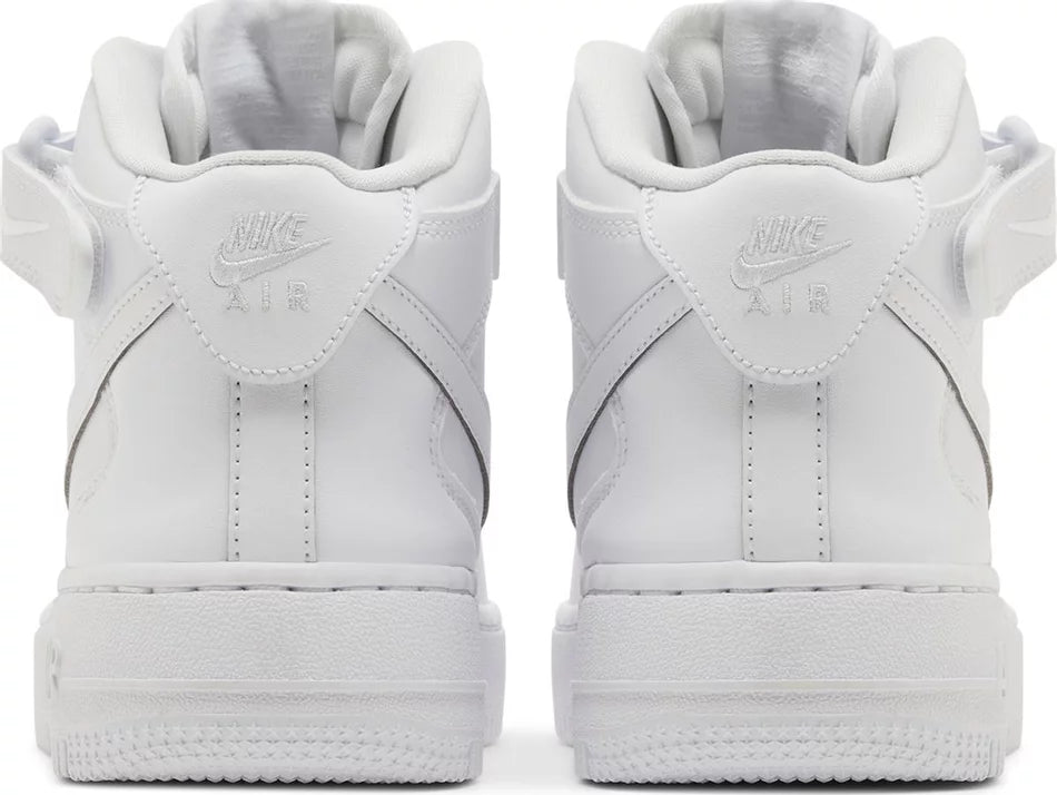 Nike Air Force 1 Mid EasyOn SE GS 'Triple White'