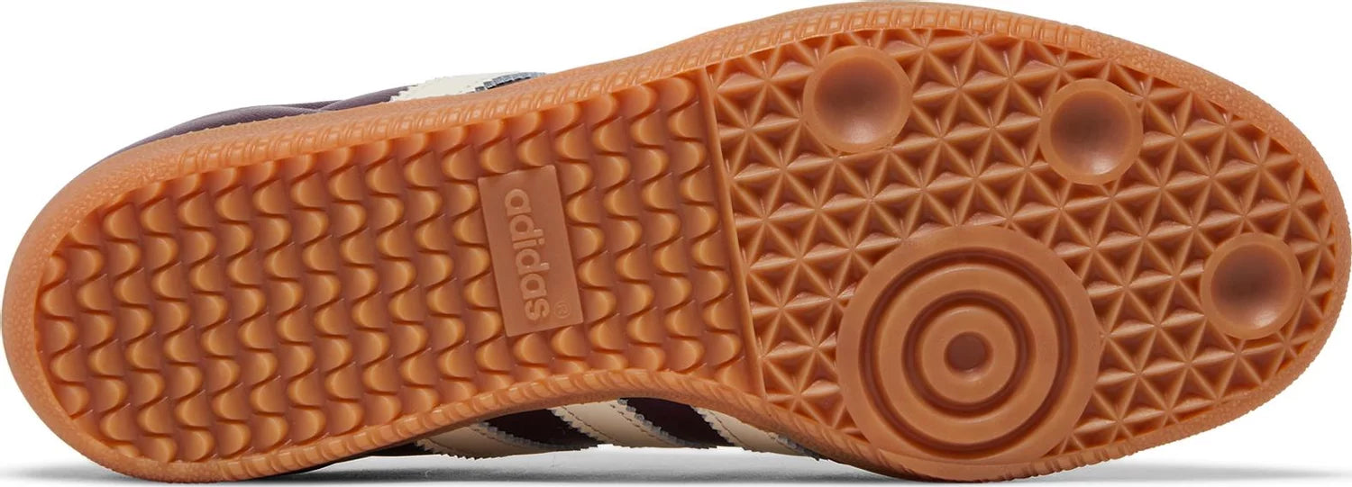 adidas Samba OG Maroon Gold Metallic W