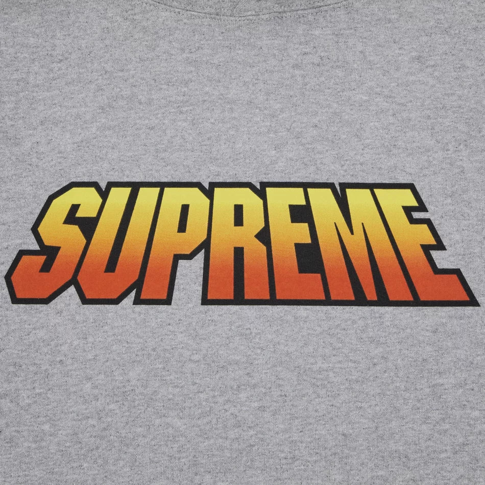 Supreme Gradient Hooded Sweatshirt 'Heather Grey'