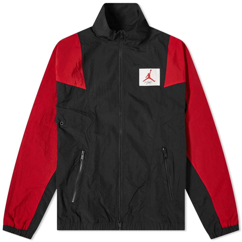 Air Jordan Flight Suit Jacket Black Red