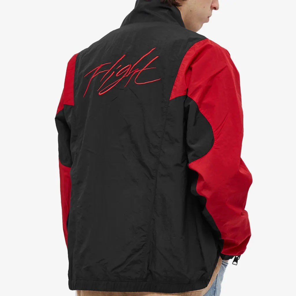 Air Jordan Flight Suit Jacket Black Red