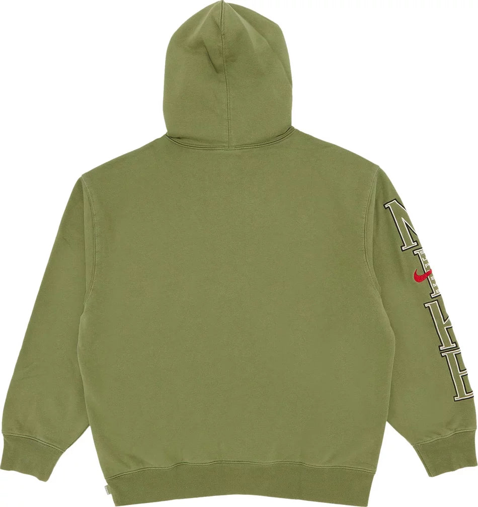 Supreme x Nike Hooded Sweatshirt Olive