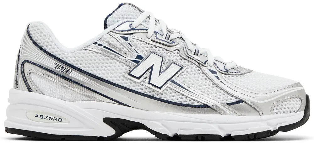 New Balance 740 White Shadow Grey Navy