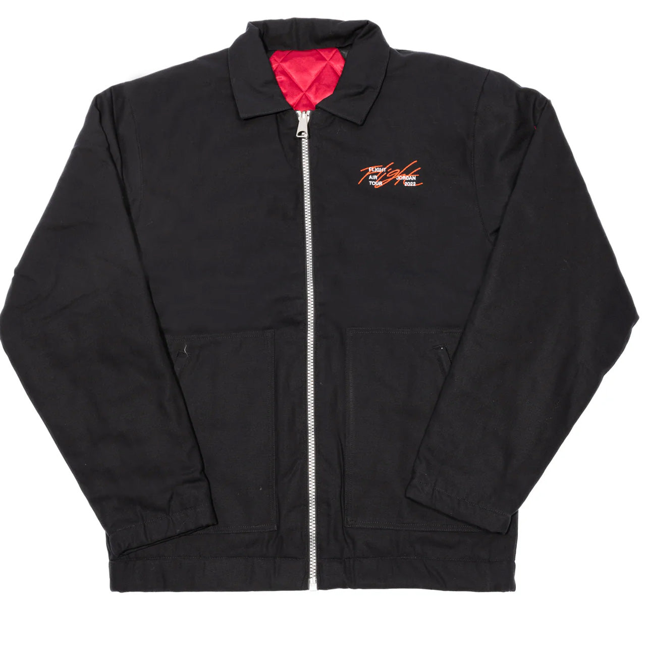 Air Jordan Flight Heritage Jacket Black Mystic Hibiscus