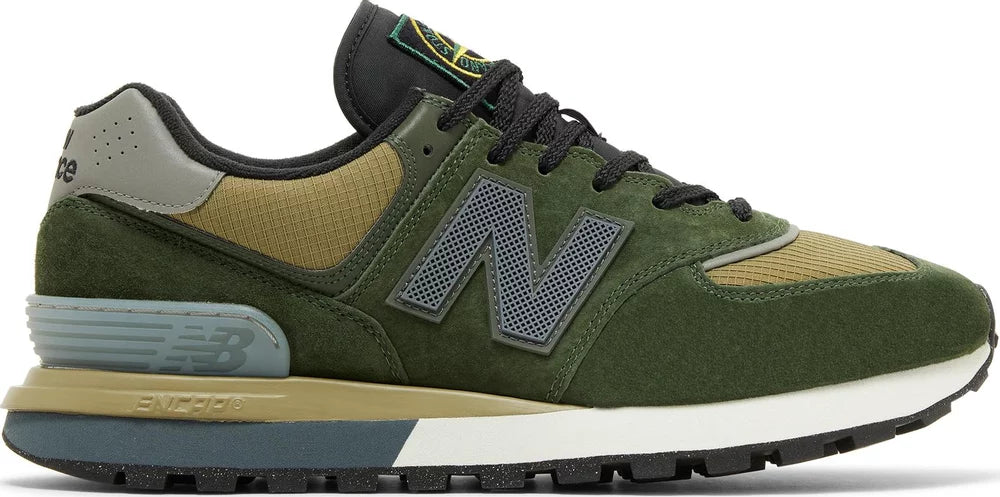 Stone Island x New Balance 574 Legacy 'Dark Green'