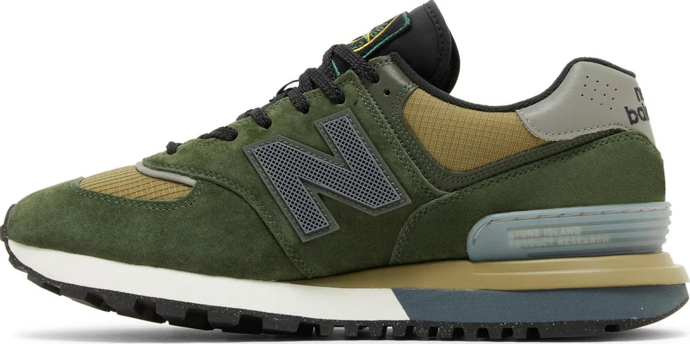 Stone Island x New Balance 574 Legacy 'Dark Green'