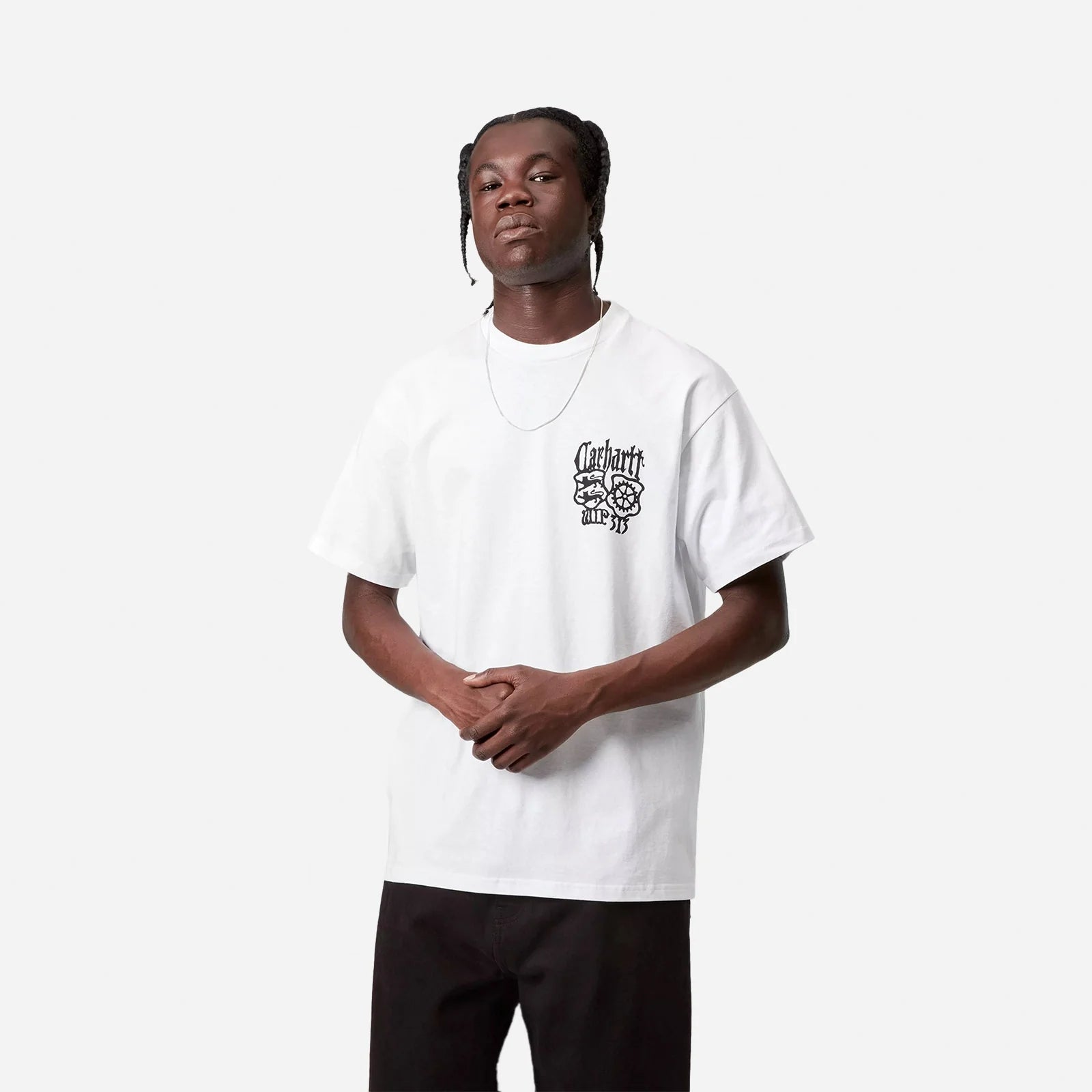 Carhartt WIP SS Commuting Tales T-Shirt White