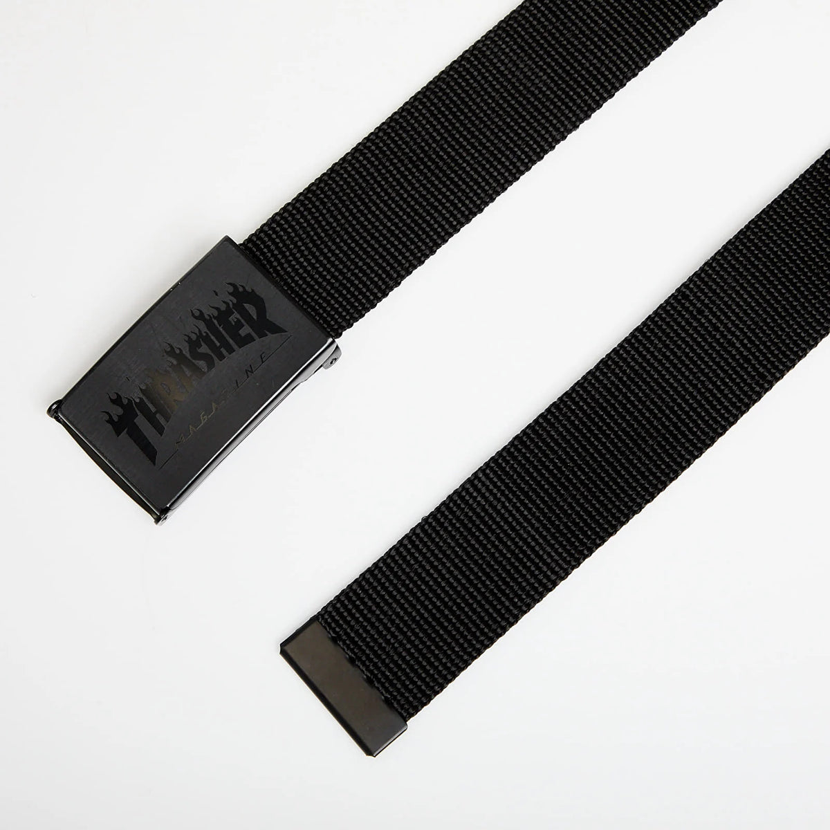 Thrasher Flame Logo Web Belt Black