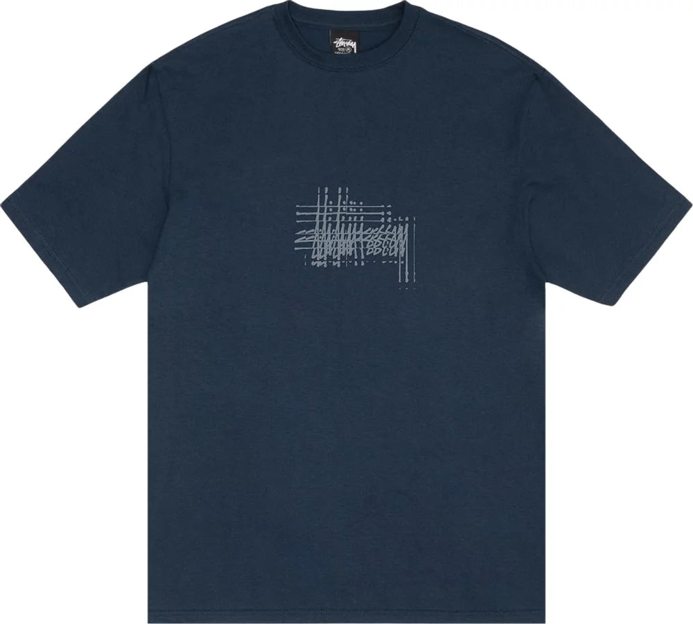 Stussy Refracted Tee Navy