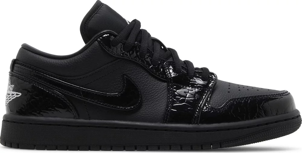 Air Jordan Wmns Air Jordan 1 Low SE 'Black Croc'