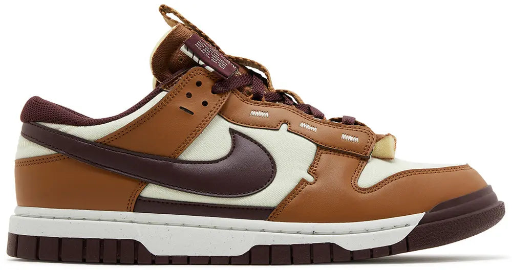 Nike Dunk Low Jumbo 'Light British Tan Burgundy Crush'