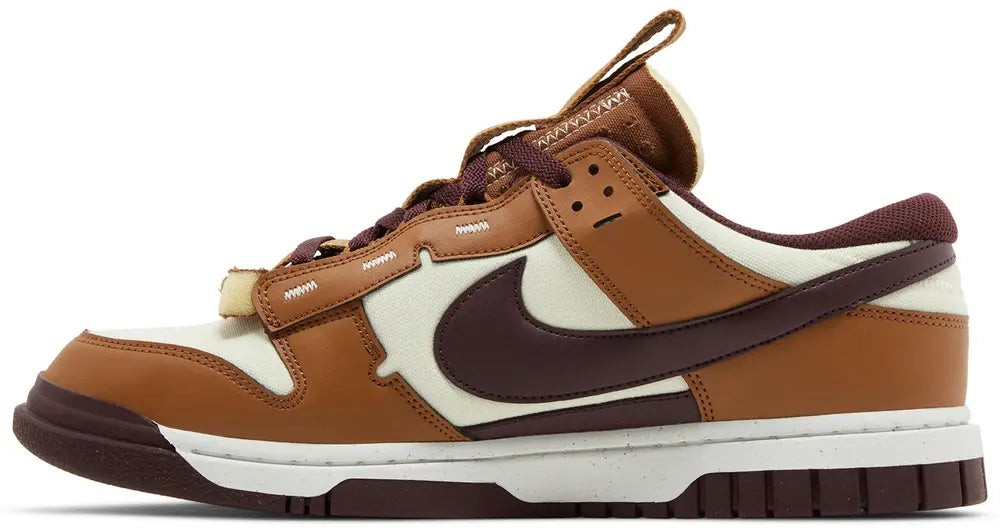 Nike Dunk Low Jumbo 'Light British Tan Burgundy Crush'