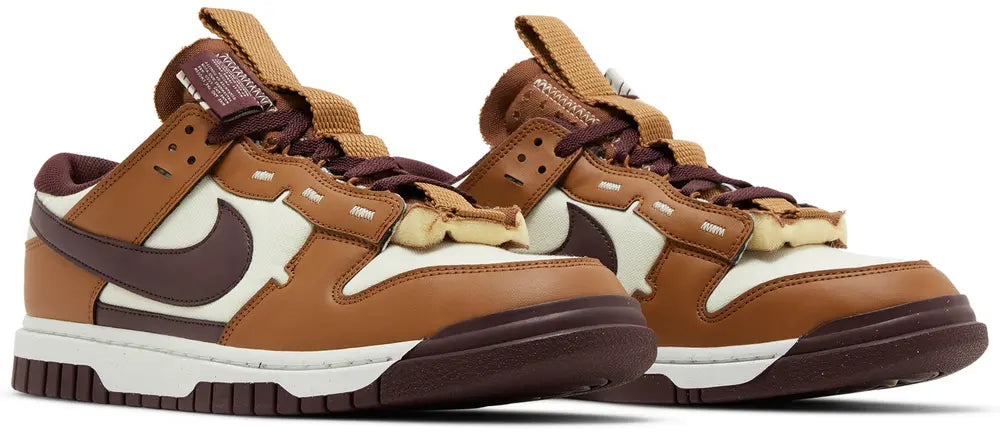 Nike Dunk Low Jumbo 'Light British Tan Burgundy Crush'