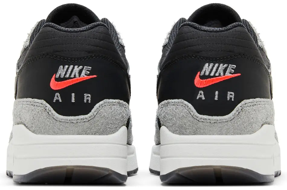 Nike Air Max 1 Premium 'Dark Smoke Grey Flash Crimson'