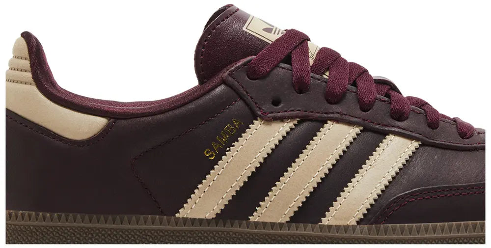 Adidas  Wmns Samba OG 'Maroon Crystal Sand'