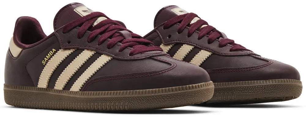 Adidas  Wmns Samba OG 'Maroon Crystal Sand'