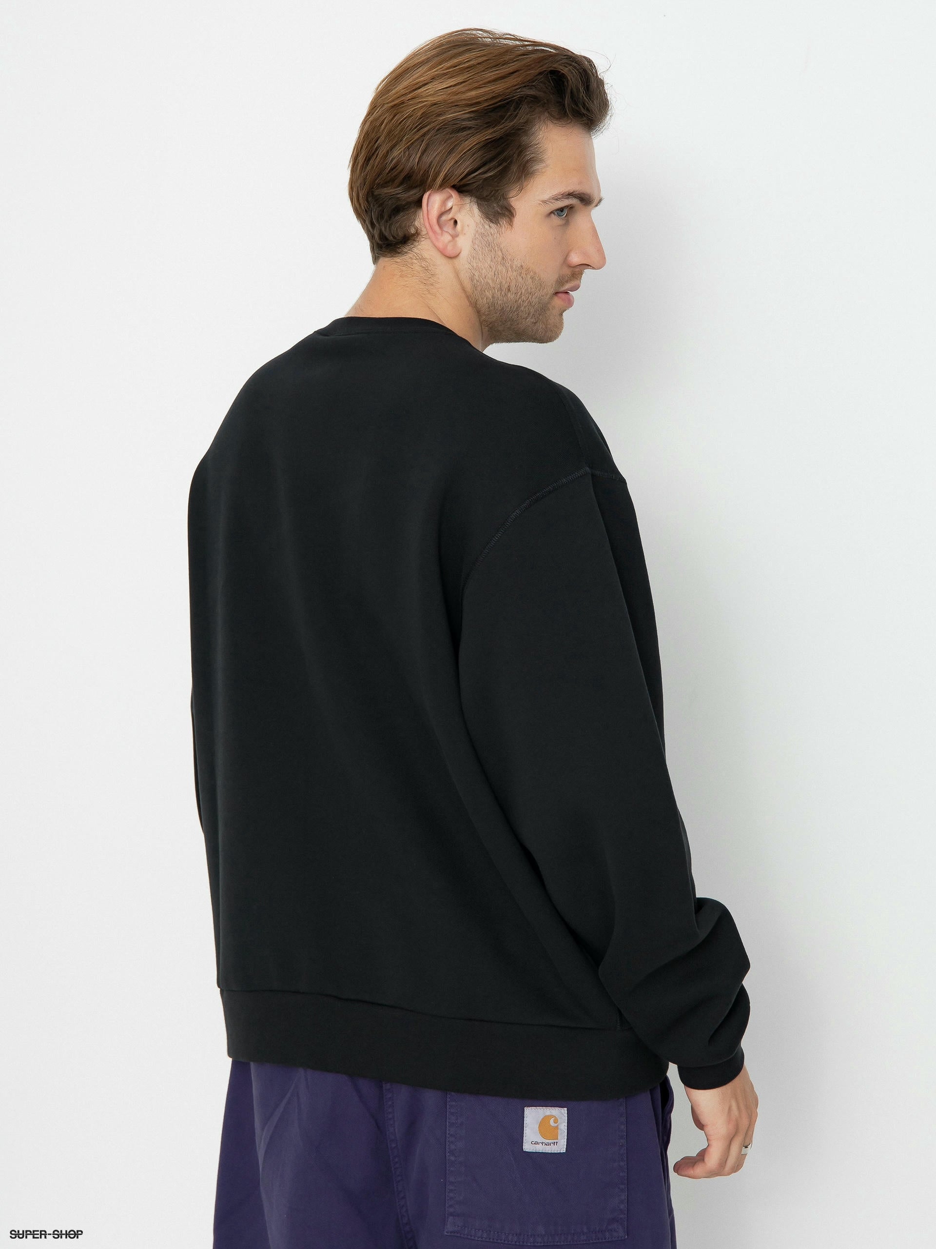 Nike SB Essential Logo Crew Sweatshirt Black