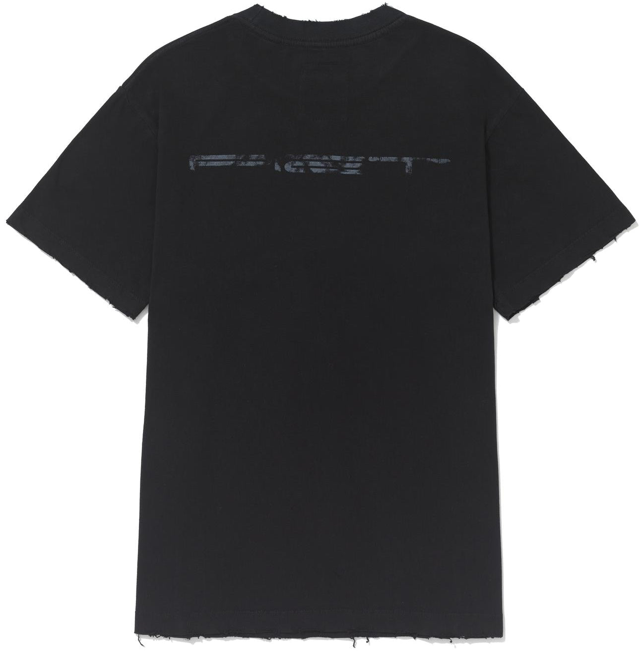 Piet x Oakley Caution Ripped T-Shirt Black Orange