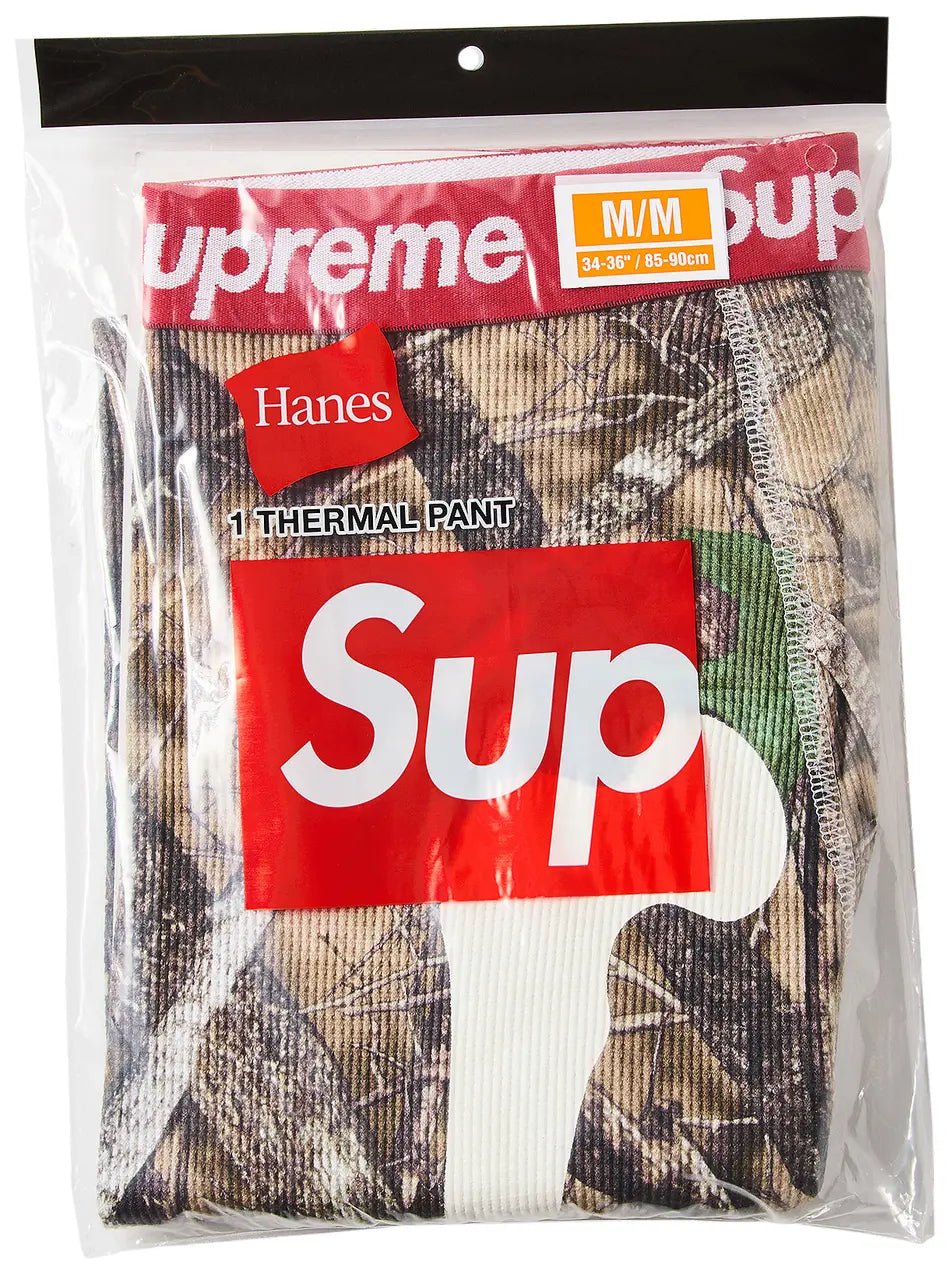 Supreme x Hanes Bones Thermal Pant (1 Pack) 'TrueTimber HTC Fall Camo'