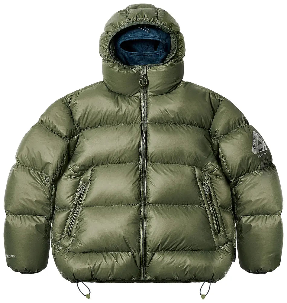 Palace PERTEX Opaque Balaclava Puffa 'Green'