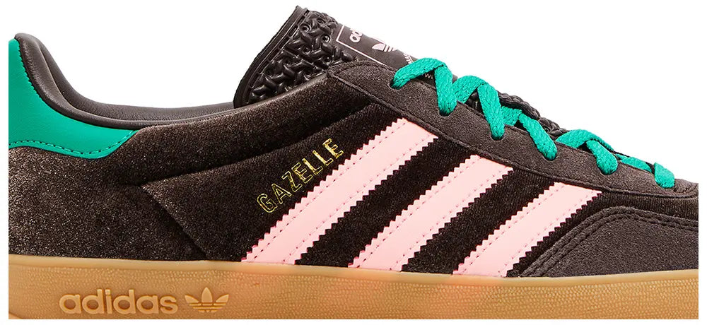 Adidas Wmns Gazelle Indoor 'Dark Brown Pink Green Velvet'