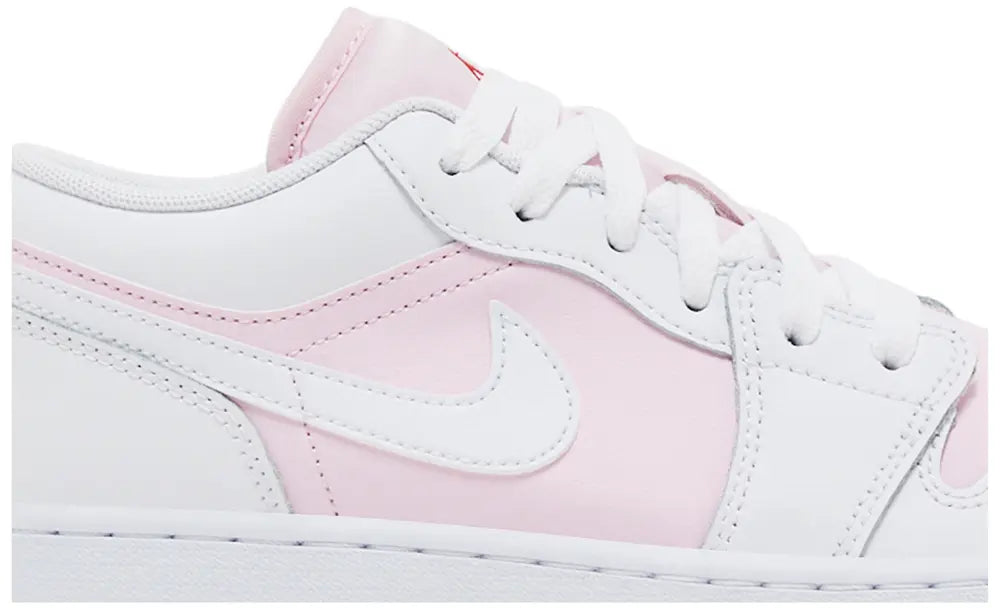 Nike Air Jordan 1 Low Pink Foam Fire Red White (GS)