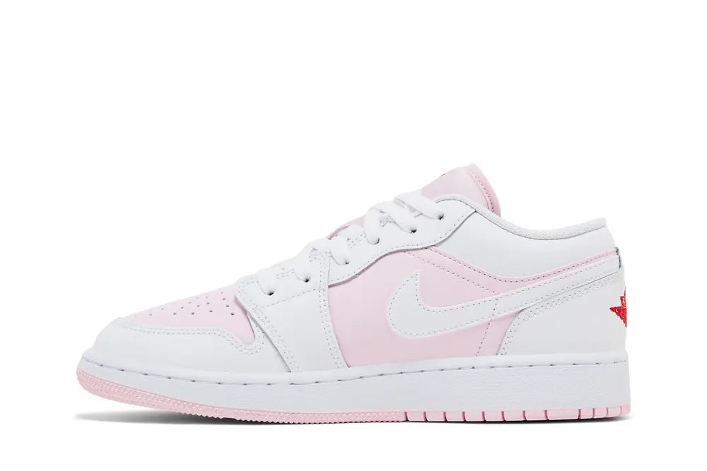 Nike Air Jordan 1 Low Pink Foam Fire Red White (GS)