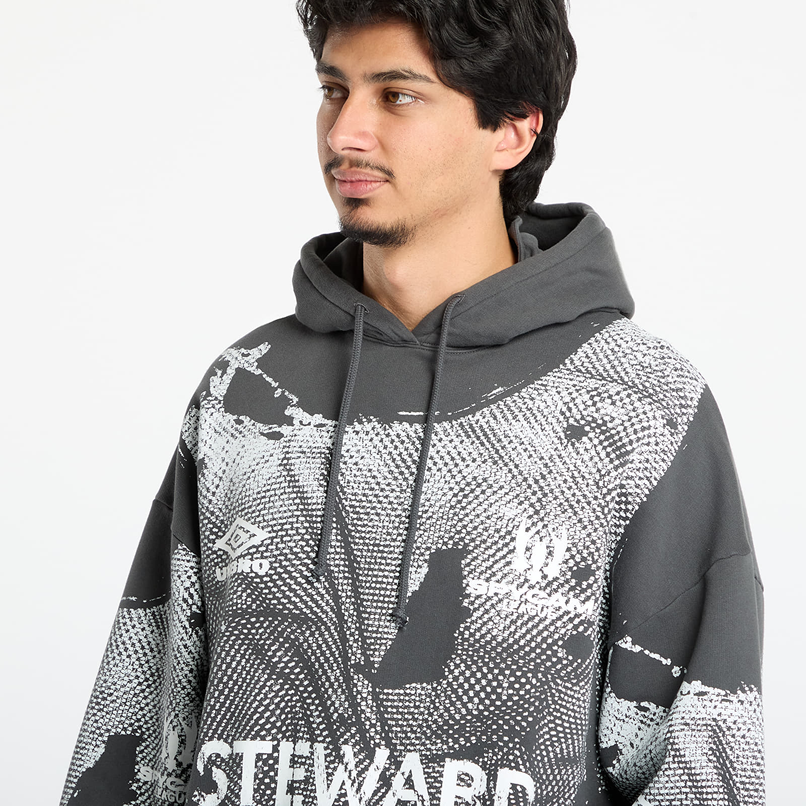 Umbro x Slam Jam Steward Vest Masked Hoodie Dark Grey