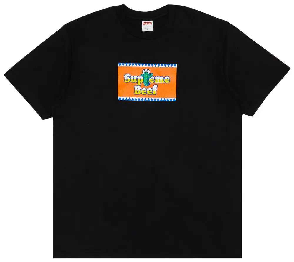 SUPREME BEEF TEE BLACK