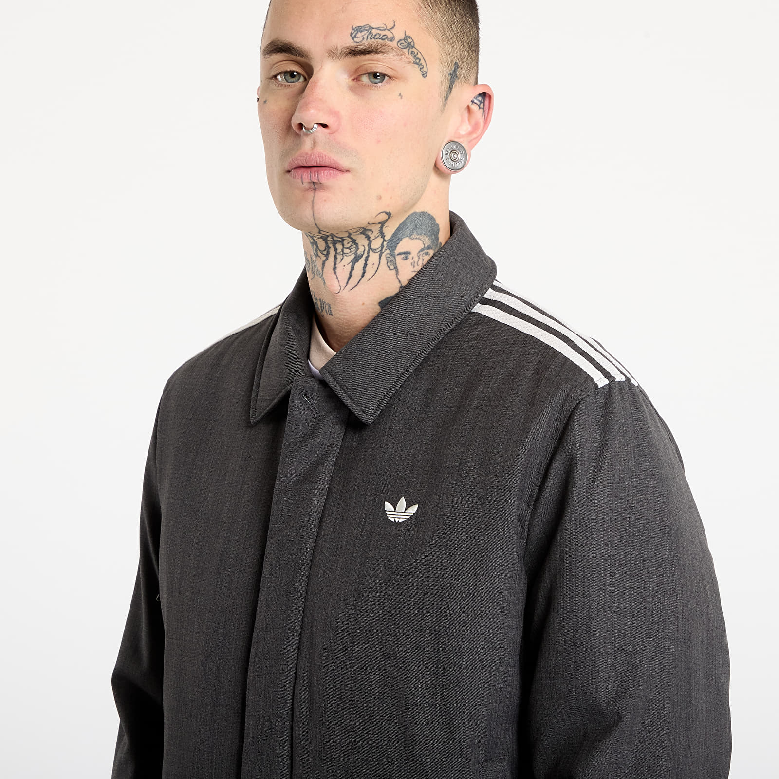 Wales Bonner x Adidas Wool Blouson Jacket Dark Grey Heather