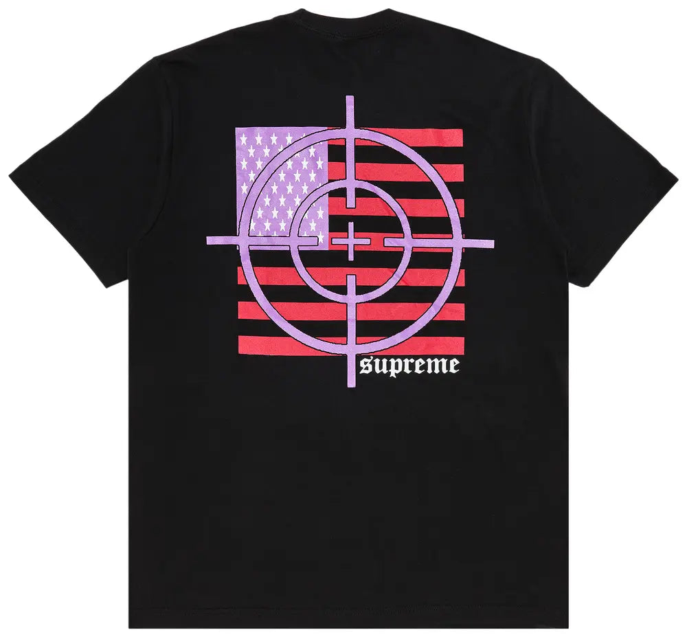 SUPREME TARGET TEE BLACK